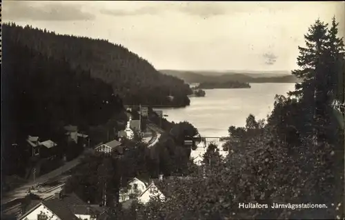 Ak Hultafors Schweden, Järnvägsstationen