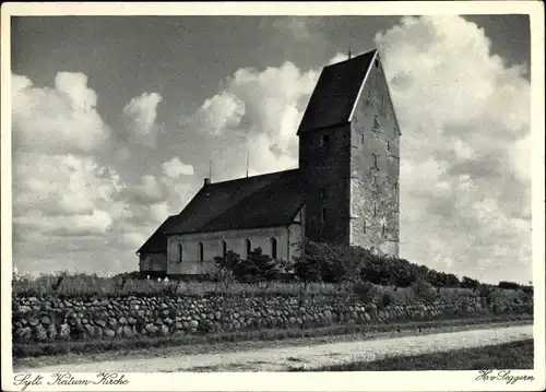 Ak Keitum auf Sylt, Kirche