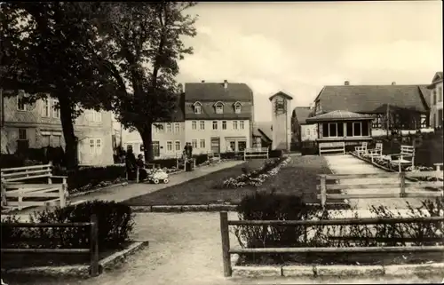 Ak Geschwenda Geratal Thüringen, Kuranlagen, Kinderwagen