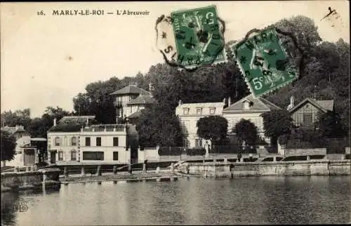 Ak Marly le Roi Yvelines, L´Abreuvoir