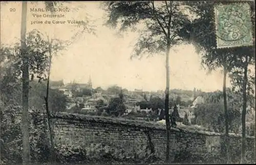 Ak Marly le Roi Yvelines, Vue Générale prise du Coeur Volant