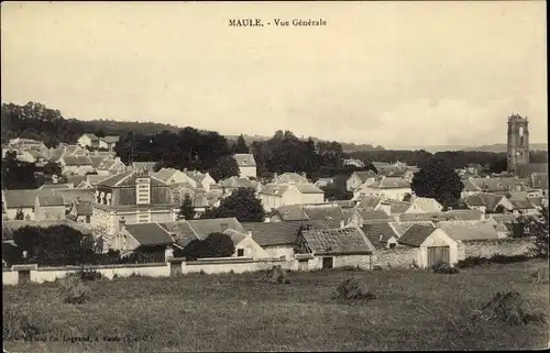 Ak Maule Yvelines, Vue Générale