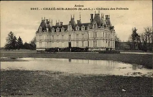 Ak Chaze sur Argos Maine et Loire, Chateau des Peltrais