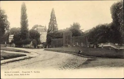 Ak Marly le Roi Yvelines, Propriété V. Sardou