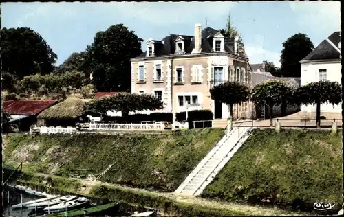 Ak Chateauneuf sur Sarthe Maine-et-Loire, Hotel de la Sarthe