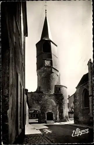 Ak Chatillon Loiret, Le Clocher de l´Église