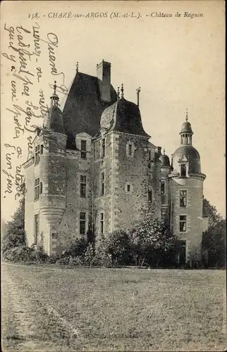 Ak Chaze sur Argos Maine et Loire, Chateau Raguin