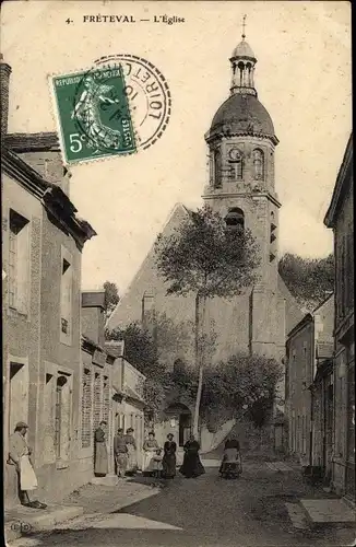 Ak Fréteval Loir et Cher, L´Église