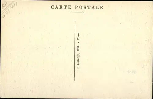 Ak Troo Loir et Cher, Église, Château