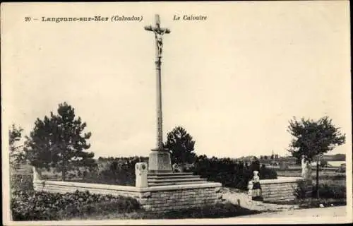 Ak Langrune sur Mer Calvados, Le Calvaire