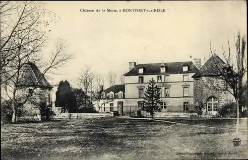 Ak Montfort sur Risle Eure, Château de la Motte