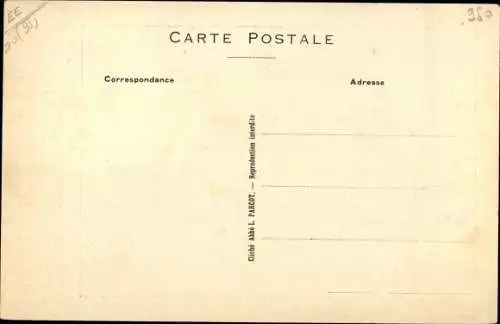 Ak Argenteuil Val d'Oise, Mgr Roland Gosselin Évêque de Versailles et M. Chanoine Breton Curé Doyen