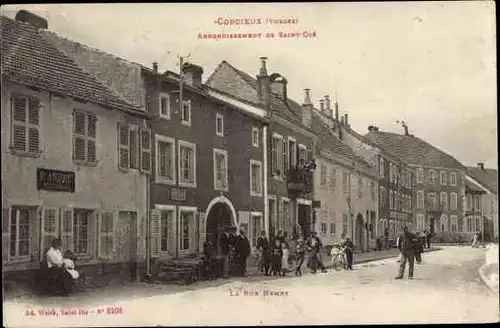 Ak Corcieux Vosges, Arrondissement de Saint Dié, Rue Henry