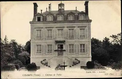 Ak Champs Yonne, Château de Tubie