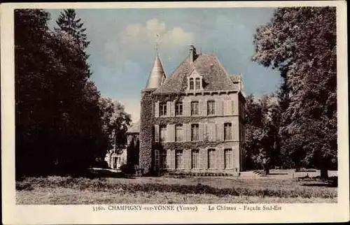 Ak Champigny Yonne, Le Château