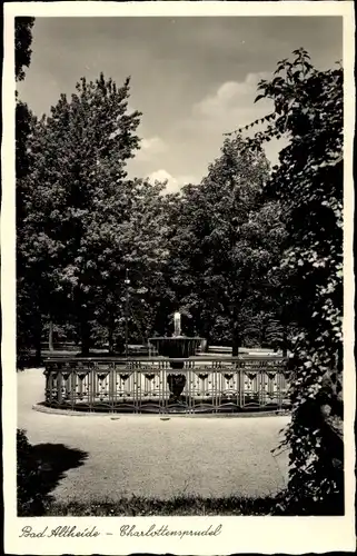 Ak Polanica Zdrój Bad Altheide Schlesien, Charlottensprudel