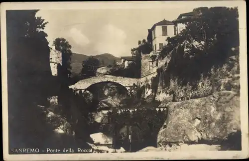 Ak San Remo Ligurien, Ponte della Rocca