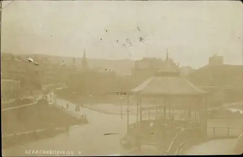 Foto Ak Ilfracombe Devon, Teilansicht der Stadt, Pavillon