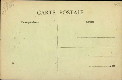 Ak Gouaix Seine et Marne, L'Eglise, vue extérieure, XIIe siècle