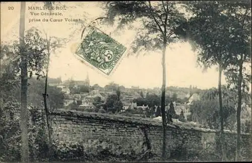 Ak Marly le Roi Yvelines, Vue Générale, prise du Coeur Volant