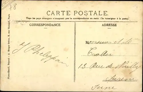 Ak Maule Yvelines, Hôtel des Postes et Télégraphes