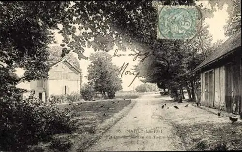 Ak Marly le Roi Yvelines, Maison de Gardes du Tapis Vert