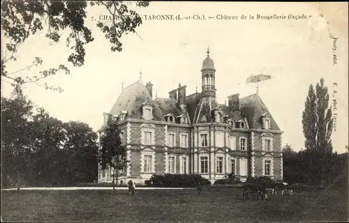 Ak Chaumont sur Tharonne Loir et Cher, Château de la Rougellerie