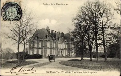 Ak Chaumont sur Tharonne Loir et Cher, Château de la Rougellerie