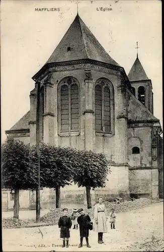 Ak Maffliers Val-d’Oise, L´Église