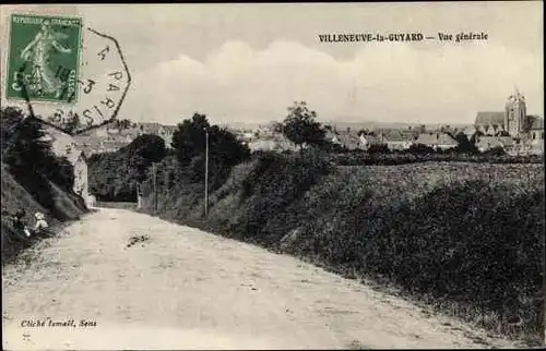 Ak Villeneuve la Guyard Yonne, Vue Générale