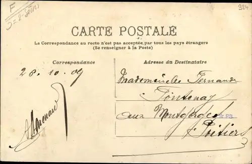 Ak Niort Deux Sèvres, Rue Victor Hugo, Bataille de Fleury, Défilé