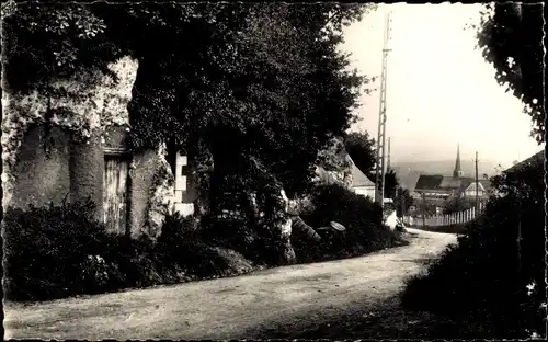 Ak Montabon Sarthe, Caves dans le Roc