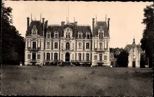 Ak La Bruyere sur Loir Sarthe, Chateau de la Maison Rouge