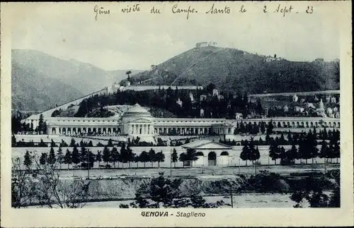 Ak Genova Genua Liguria, Staglieno
