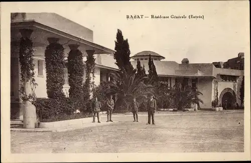 Ak Rabat Marokko, Résidence Générale, Entrée