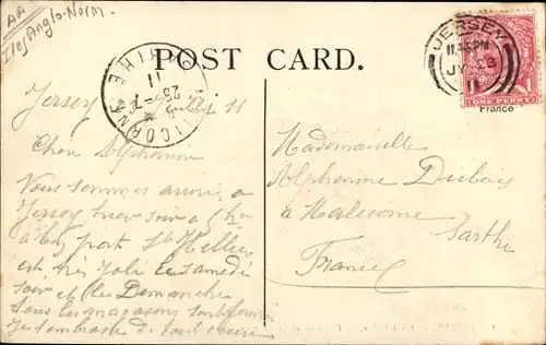 Ak Heliers Jersey Kanalinseln, Vue generale de l'Esplanade