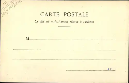 Ak Hericy Seine et Marne, L´Eglise, Vue de Face