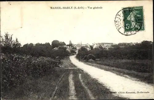 Ak Mareil-Marly Yvelines, Vue Générale