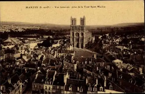 Ak Mantes Yvelines, Vue Générale