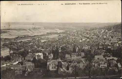 Ak Honfleur Calvados, Panorama