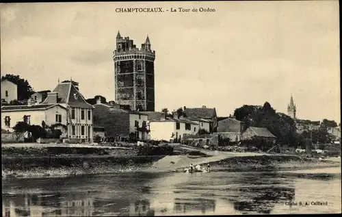 Ak Champtoceaux Maine-et-Loire, La Tour de Oudon