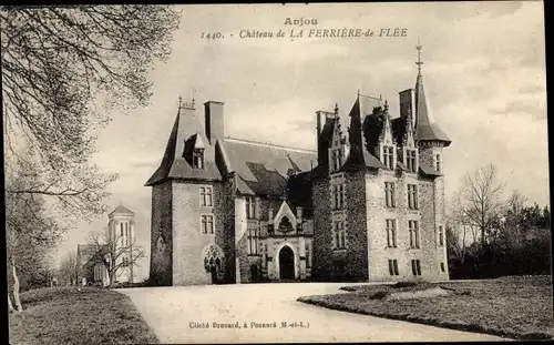 Ak Anjou Maine et Loire, Chateau de la Ferriere de Flee