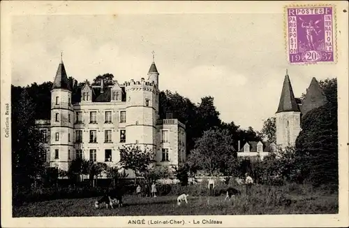 Ak Angé Loir-et-Cher, Le Château