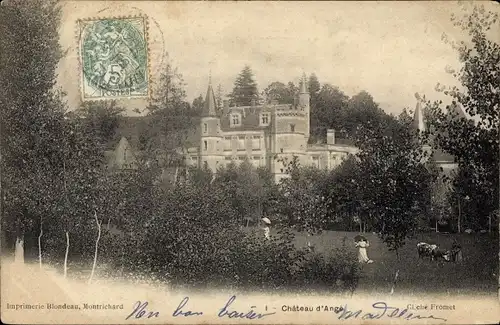 Ak Angé Loir-et-Cher, Le Château