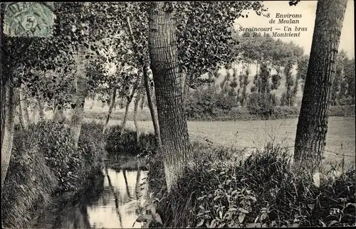 Ak Seraincourt Val d´Oise, Un Bras du Ru