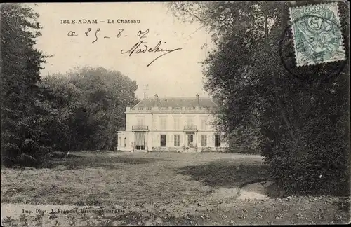 Ak L'Isle Adam Val d’Oise, Le Château