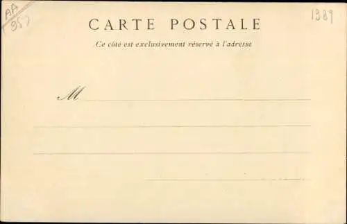 Ak La Roche Guyon Val d’Oise, Château, Chambre d´Henri IV