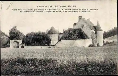 Ak Cerilly Yonne, Le Château