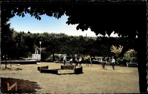Ak Le Raincy Seine Saint Denis, Square Manoury