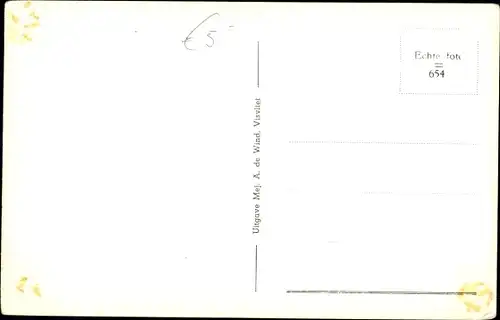 Ak Visvliet Groningen, Ned. Herv. Kerk